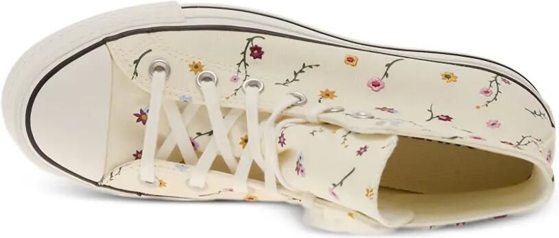 Converse Chuck Taylor All Star Lift sneakers met geborduurde bloemen Beige - Foto 5