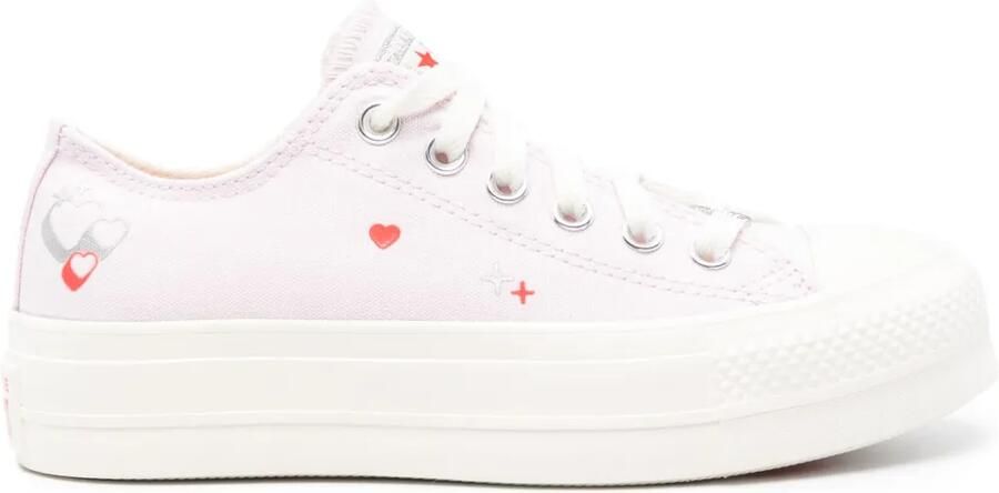 Converse Chuck Taylor All Star Lift sneakers met plateauzool Roze