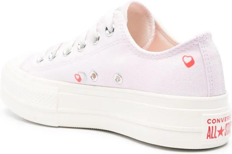 Converse Chuck Taylor All Star Lift sneakers met plateauzool Roze - Foto 3