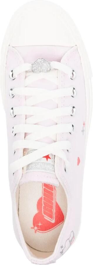 Converse Chuck Taylor All Star Lift sneakers met plateauzool Roze - Foto 4