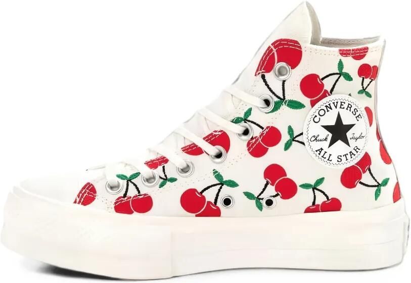 Converse Chuck Taylor All Star Lift sneakers met plateauzool Wit - Foto 4