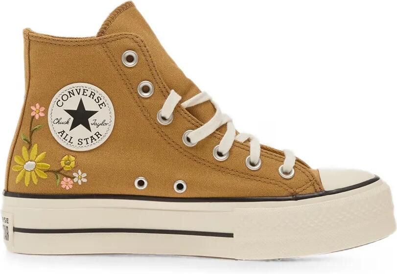 Converse Chuck Taylor All Star sneakers met borduurwerk Bruin