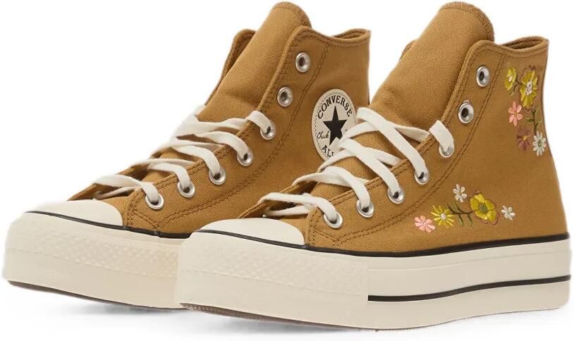 Converse Chuck Taylor All Star sneakers met borduurwerk Bruin