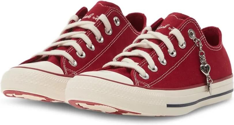 Converse Chuck Taylor All Star sneakers met hart-bedel Rood - Foto 2