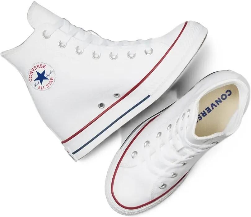 Converse Chuck Taylor All Star wedge plataform sneakers Wit - Foto 3