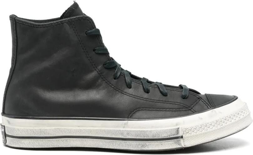 Converse Chuck Taylor high-top leren sneakers Zwart - Foto 2