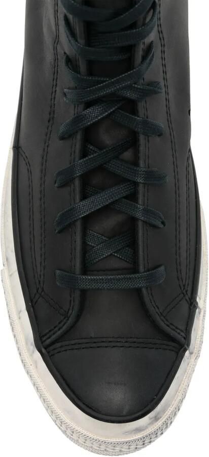 Converse Chuck Taylor high-top leren sneakers Zwart - Foto 3