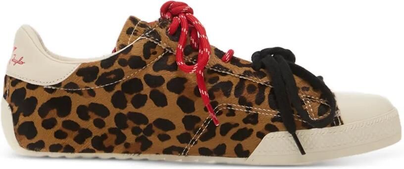 Converse Chuck Taylor sneakers met luipaardprint Bruin