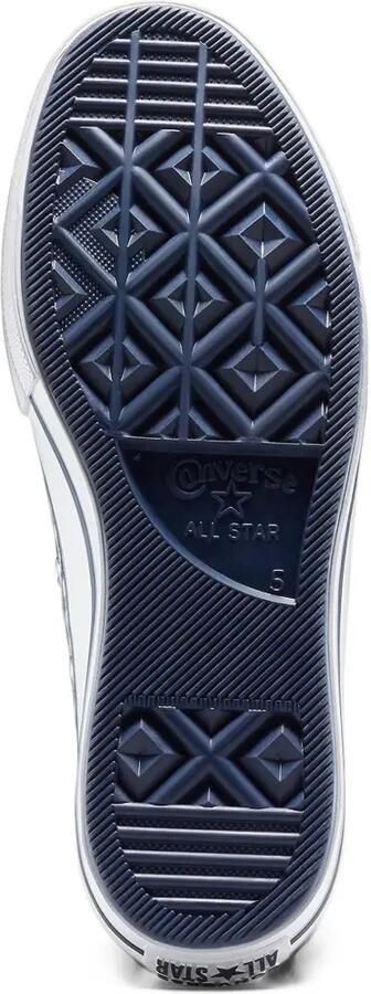 Converse Chuck Taylor lift platform gingham sneakers Blauw - Foto 4