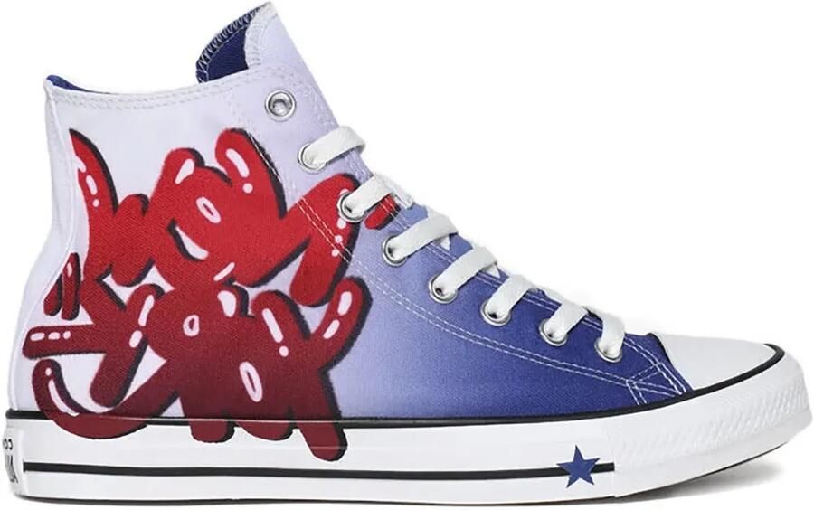 Converse Chuck Taylor New York Graffiti high-top sneakers Blauw