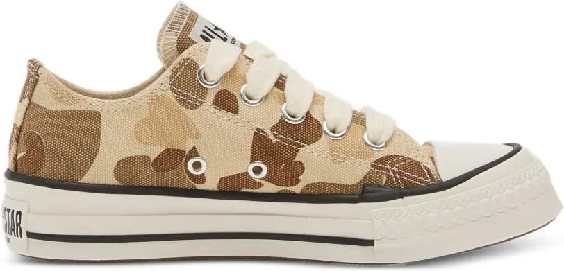 Converse Chuck Taylor sneakers met camouflage-print Beige