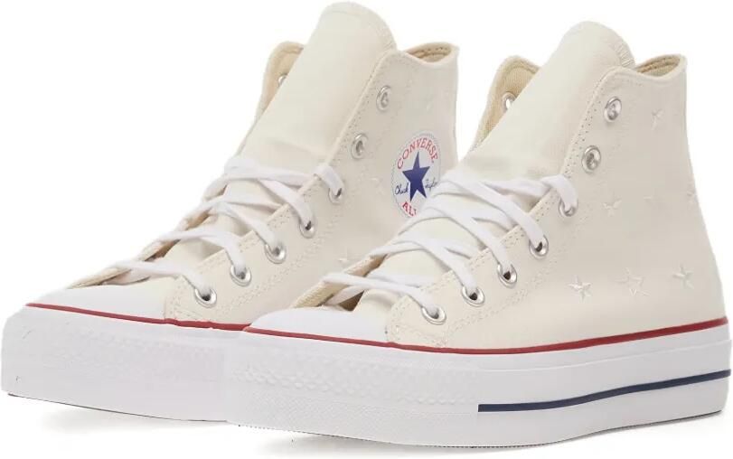 Converse Chuck Taylor sneakers met plateauzool Beige - Foto 4