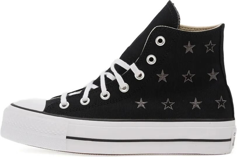Converse Chuck Taylor sneakers met plateauzool en ster Zwart - Foto 3
