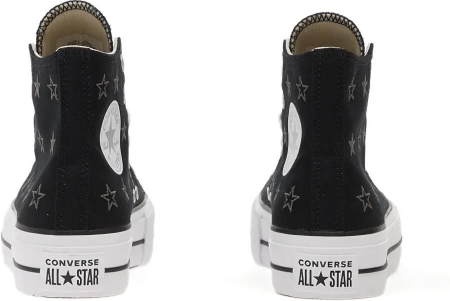 Converse Chuck Taylor sneakers met plateauzool en ster Zwart - Foto 2