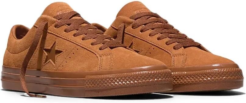 Converse CONS One Star Pro Mono suède sneakers Bruin - Foto 3
