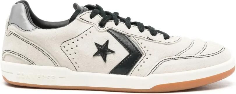 Converse Cons sneakers met chevron streep en ster Beige