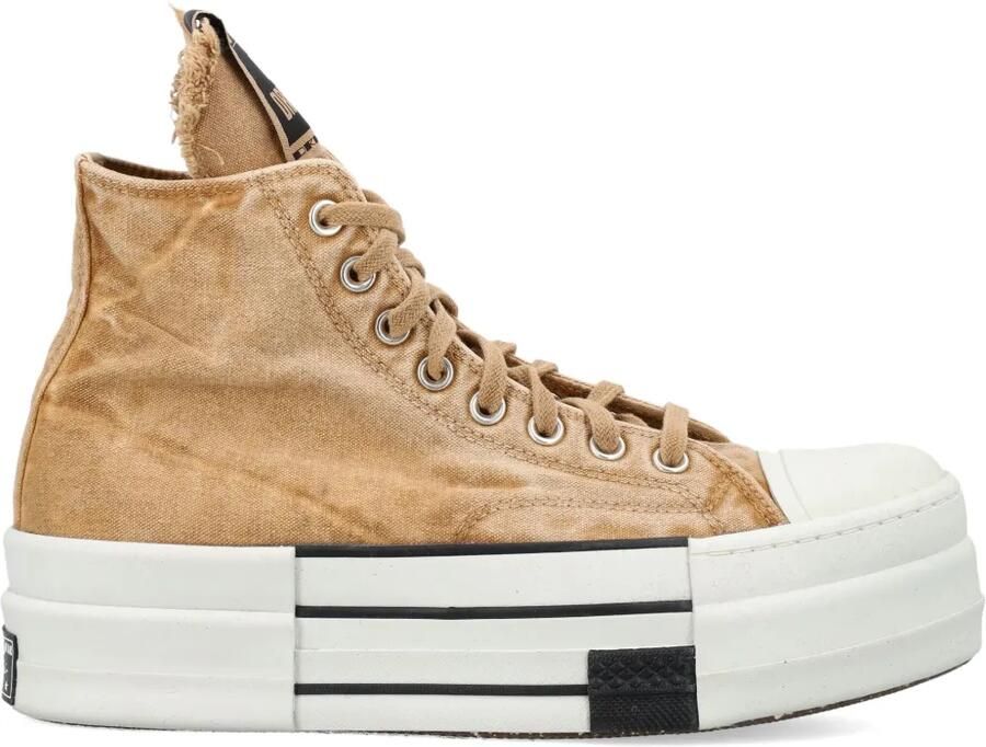 Converse DRKSHDW sneakers met chunky zool Beige