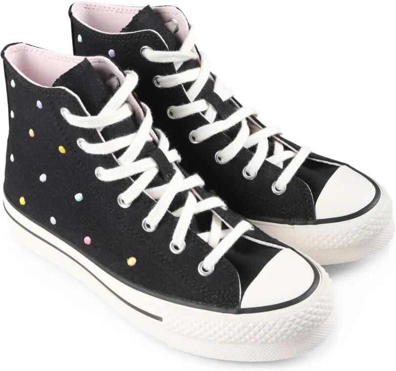Converse Kids Chuck Taylor All Star high-top sneakers met stippen Zwart