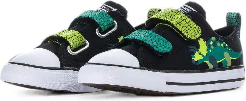 Converse Kids Chuck Taylor All Star sneakers met dinosaurusprint Zwart