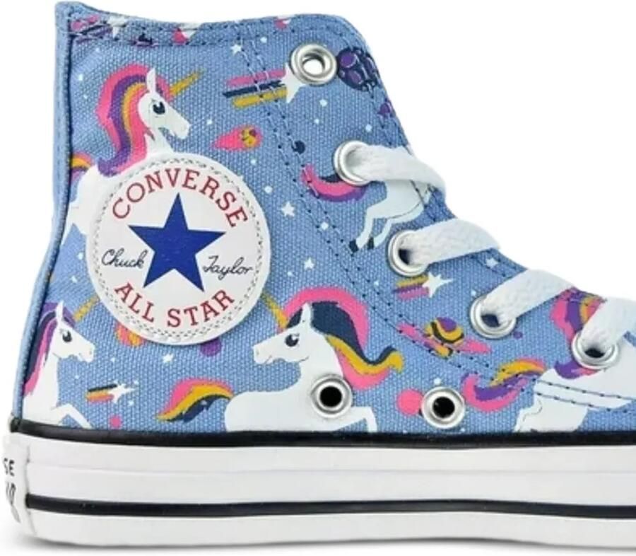 Converse Kids Chuck Taylor All Star sneakers met eenhoornprint Blauw - Foto 2