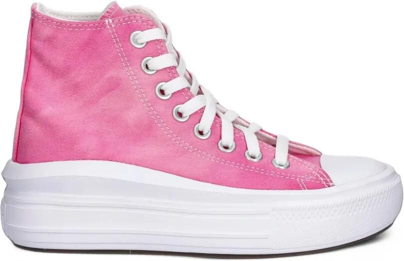 Converse Kids Chuck Taylor All Star sneakers met plateauzool Roze - Foto 3