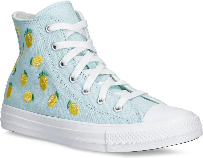 Converse Kids Chuck Taylor lemon-embroidered sneakers Blauw