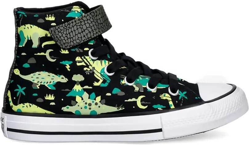 Converse Kids High-top sneakers met dinosaurusprint Zwart - Foto 3