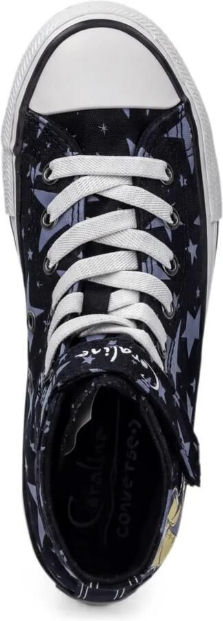 Converse Kids x Coraline high-top sneakers met knoop en ster Zwart - Foto 4