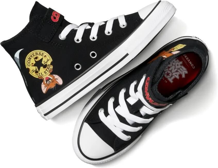 Converse Kids x Tom and Jerry Chuck Taylor All Star Easy-On sneakers Zwart - Foto 2