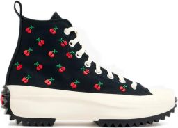 Converse Run Star Hike sneakers met geborduurde kersen Zwart