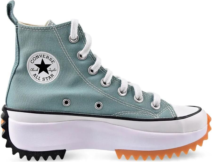Converse Run Star Hike Platform Hi "Jade Unity Black White" sneakers Blauw