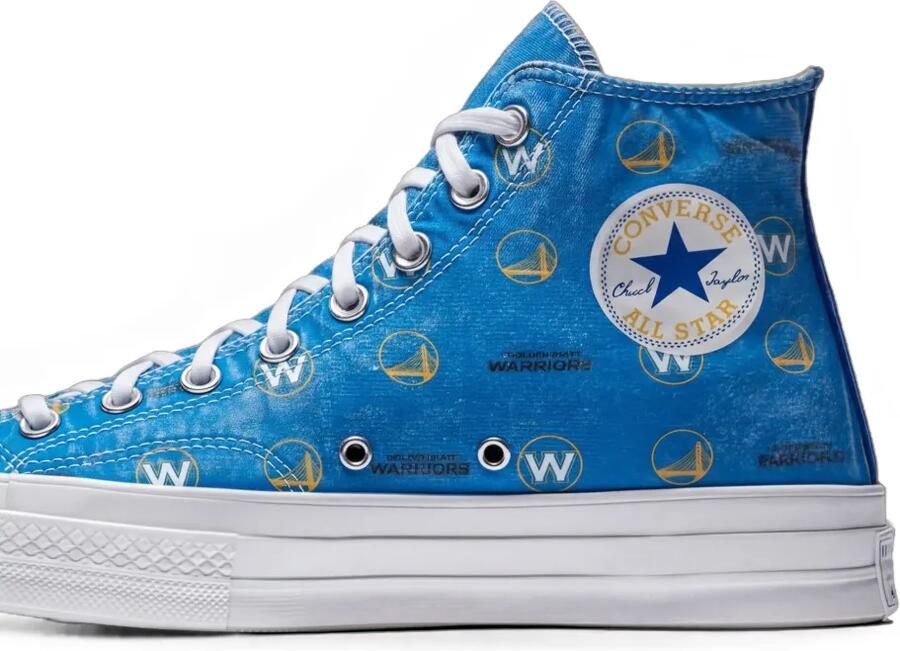 Converse x Golden State Warriors Chuck Taylor All Star 70 high-top sneakers Blauw - Foto 2