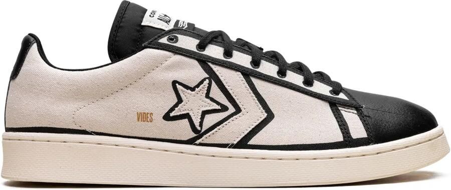 Converse x Joshua Vides Pro leren OX "Natural Ivory" sneakers Beige