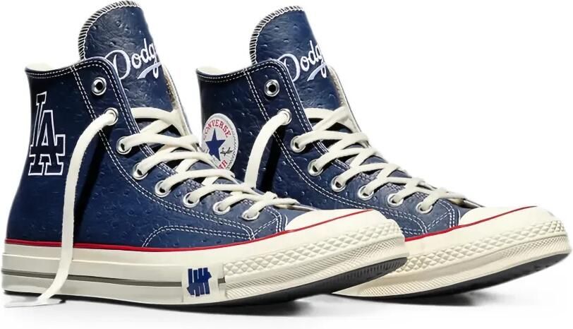 Converse x LA Dodgers x Undefeated Chuck 70 high-top sneakers Blauw - Foto 2