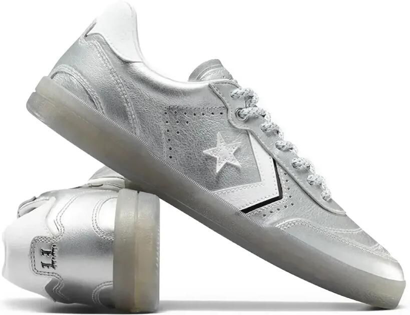 Converse x Louie Lopez Pro 2 leather sneakers Zilver - Foto 3
