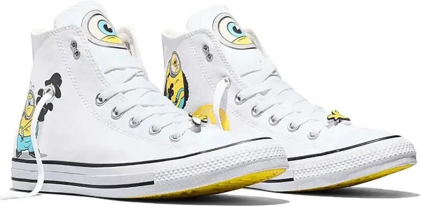 Converse x Minions Chuck Taylor All Star high-top schoenen Wit