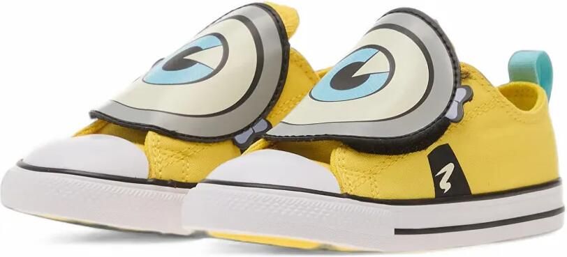Converse x Minions Chuck Taylor All Star one strap sneakers Geel - Foto 3