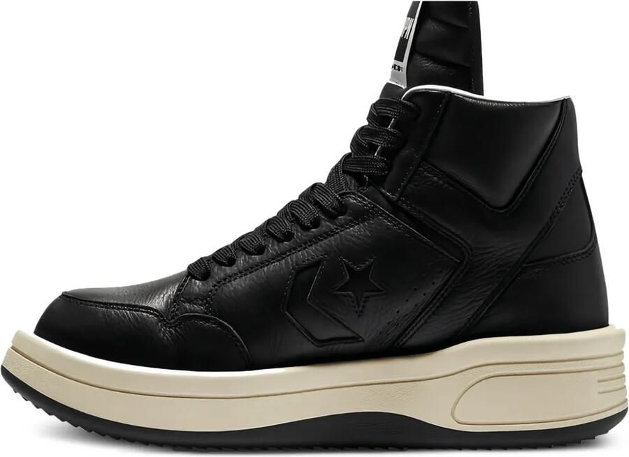 Converse x Rick Owens DRKSHDW high-top sneakers met sterdetail Zwart - Foto 3