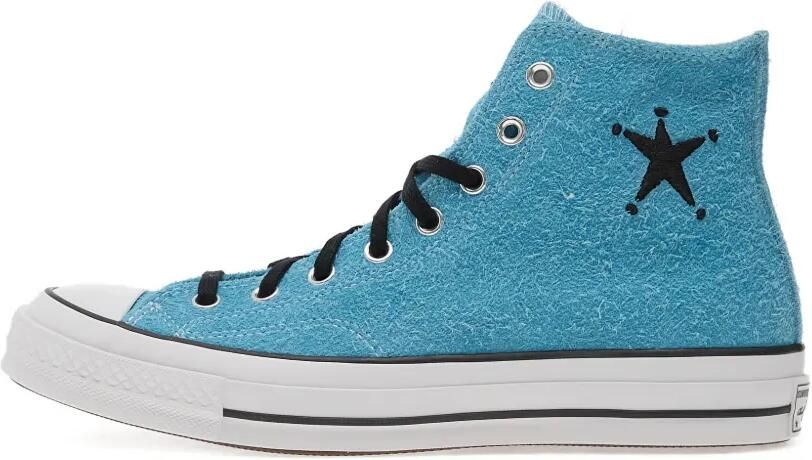 Converse x Stussy Chuck 70 high-top sneakers met sterdetail Blauw