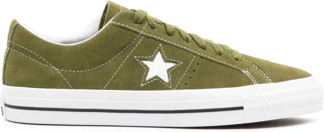 Converse One Star Pro suède sneakers Groen