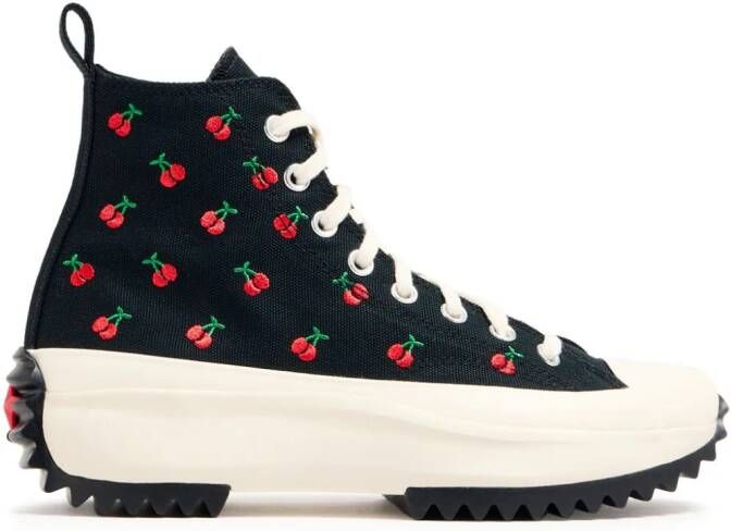 Converse Run Star Hike Cherries sneakers Zwart