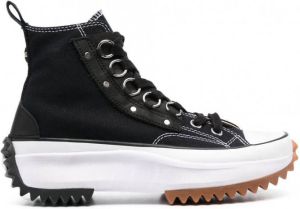 Converse Run Star Hike sneakers met plateauzool Zwart