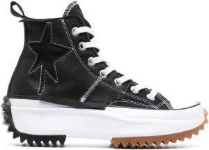 Converse Run Star Hike sneakers met plateauzool Zwart