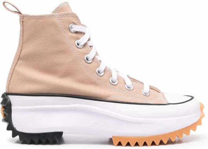 Converse Sneakers met plateauzool Beige