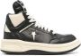 Rick Owens DRKSHDW Turbowpn leren sneakers Zwart - Thumbnail 1