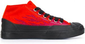 Converse x AS$P Nast Jack Purcell Chukka sneakers unisex katoen Polyester pvc rubber 10.5 Rood