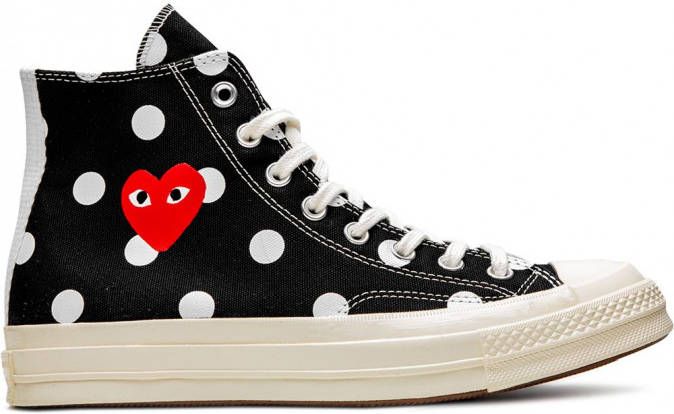 Comme Des Garçons Play x Converse x Converse Chuck 70 high-top sneakers Zwart