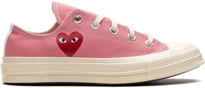 Converse x Comme des Garçons Play Chuck 70 Low sneakers Roze