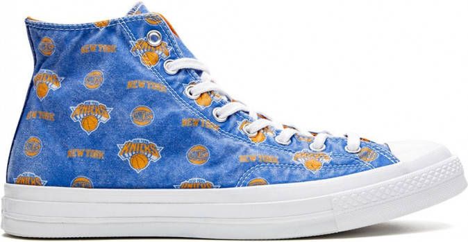 Converse x NBA CTAS 70 NY Knicks high-top sneakers Blauw