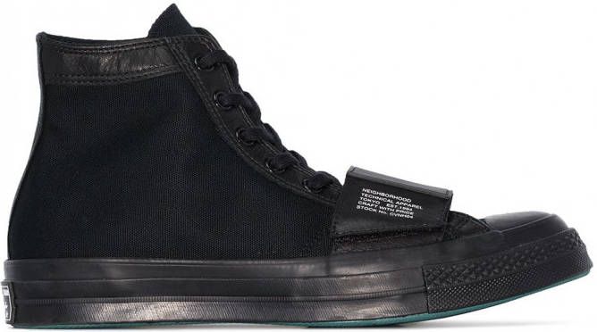 Converse x Neighborhood Chuck 70 high-top sneakers Zwart